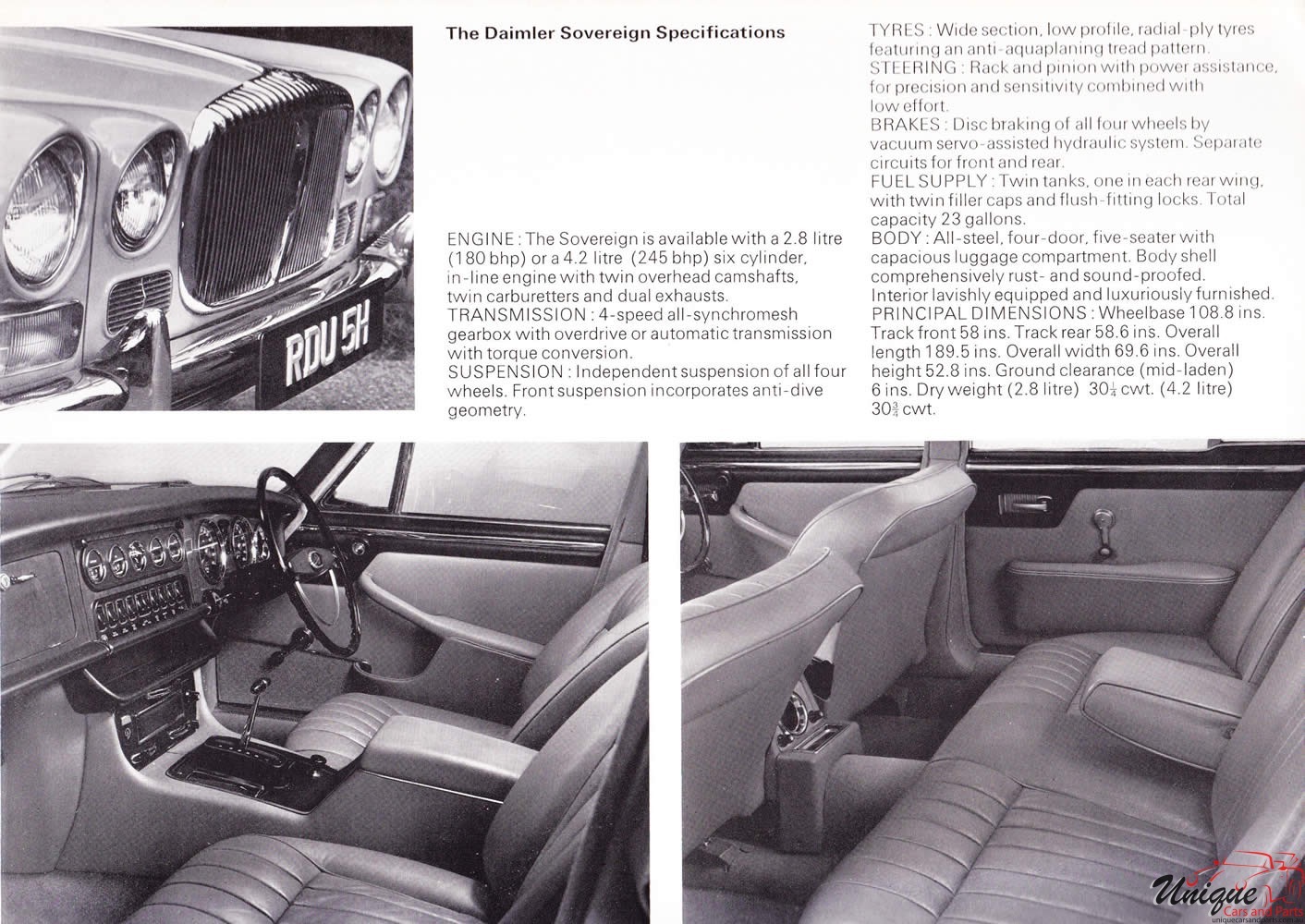 1970 Daimler of Coventry Brochure Page 8